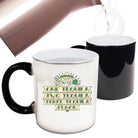 One Tequila Two Tequila Floor - Funny Colour Changing Mug