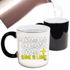 Dw Same Is Lame Carp Fish - Funny Colour Changing Mug