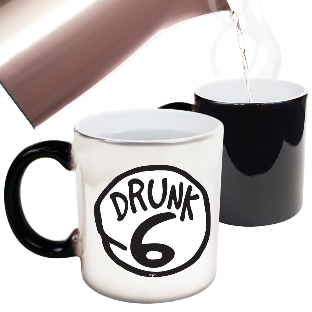 Drunk 6 - Funny Colour Changing Mug Cup