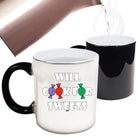 Will Cook For Sweets - Funny Colour Changing Mug