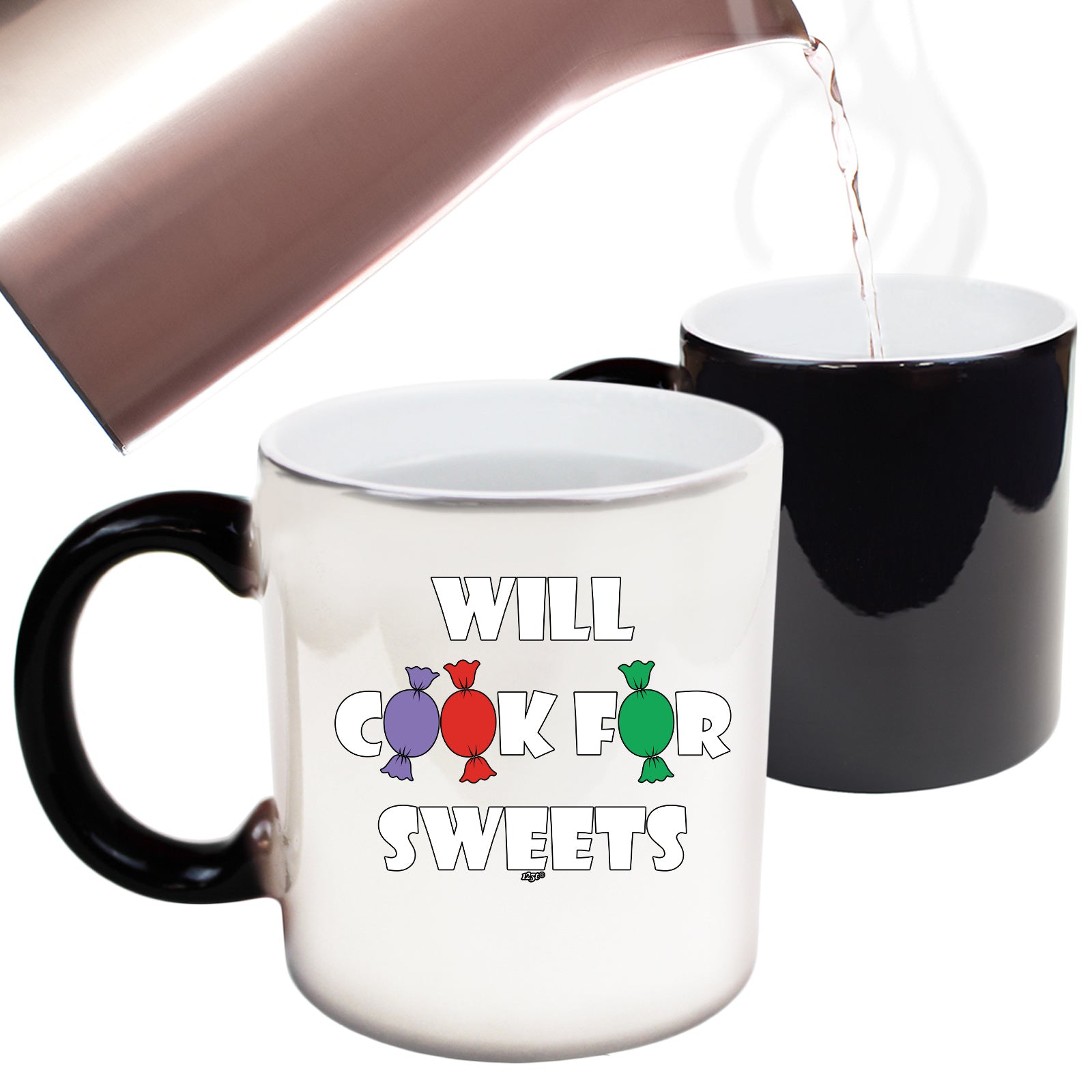 Will Cook For Sweets - Funny Colour Changing Mug