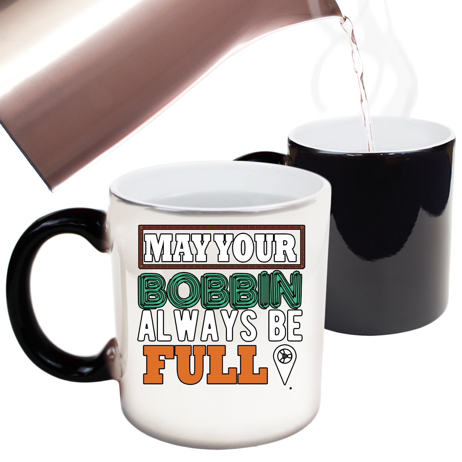 Sewing Sew Make Your Bonnin Always Be Full - Funny Colour Changing Mug