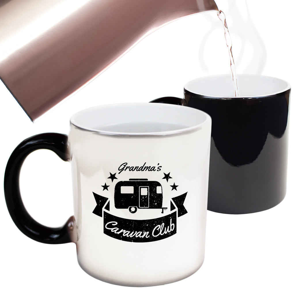Grandmas Caravan Club - Funny Colour Changing Mug Cup