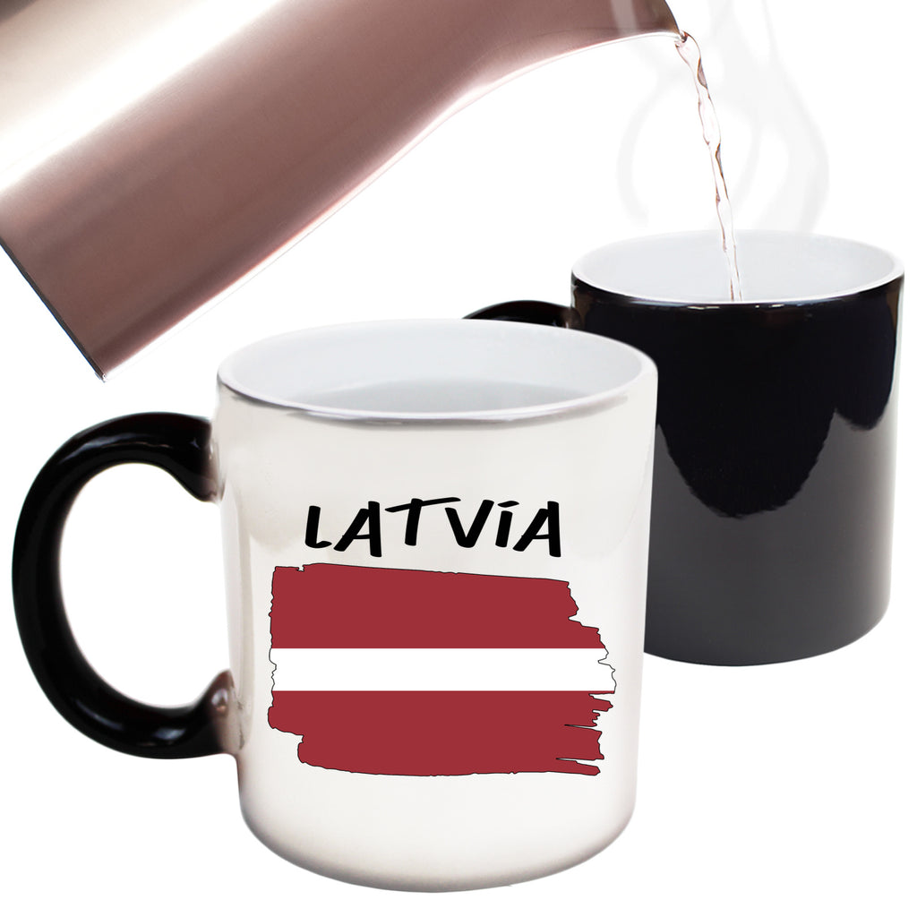 Latvia - Funny Colour Changing Mug