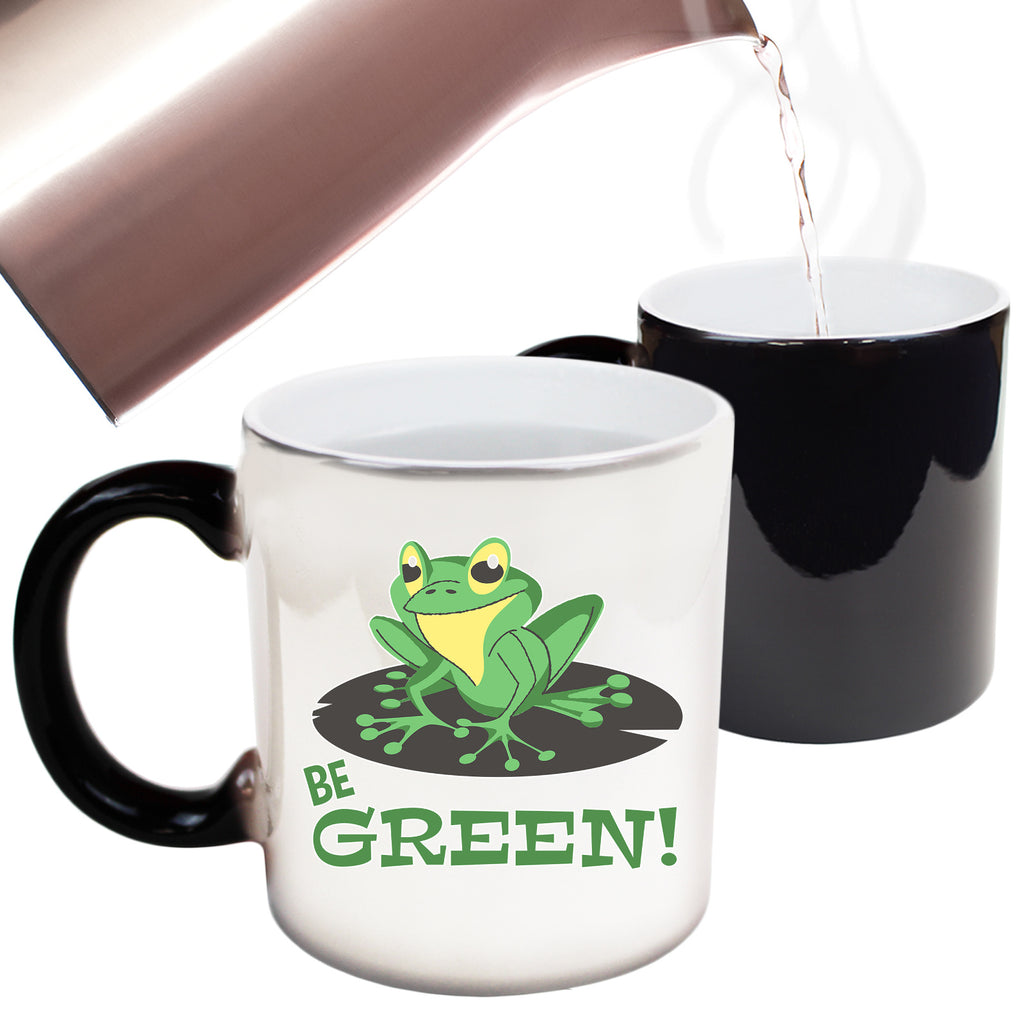 Be Green Frog Animal - Funny Colour Changing Mug