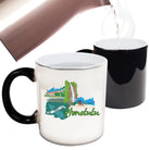 Honolulu Hawaii Country Flag Destination - Funny Colour Changing Mug
