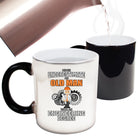 Never Underestimate And Old Man With An Engineering Degree - Funny Colour Changing Mug