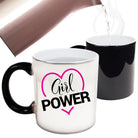 Girl Power Heart - Funny Colour Changing Mug
