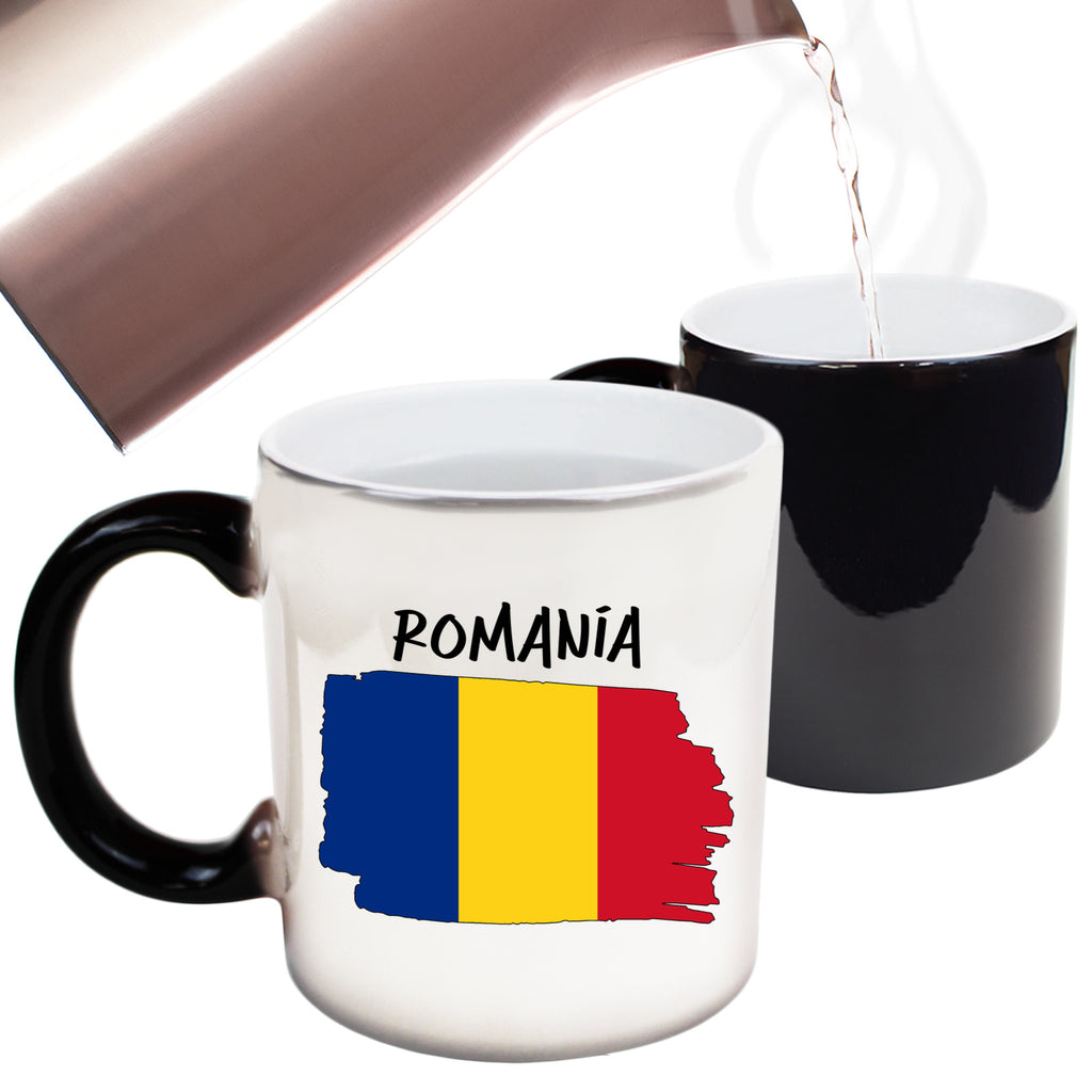 Romania - Funny Colour Changing Mug