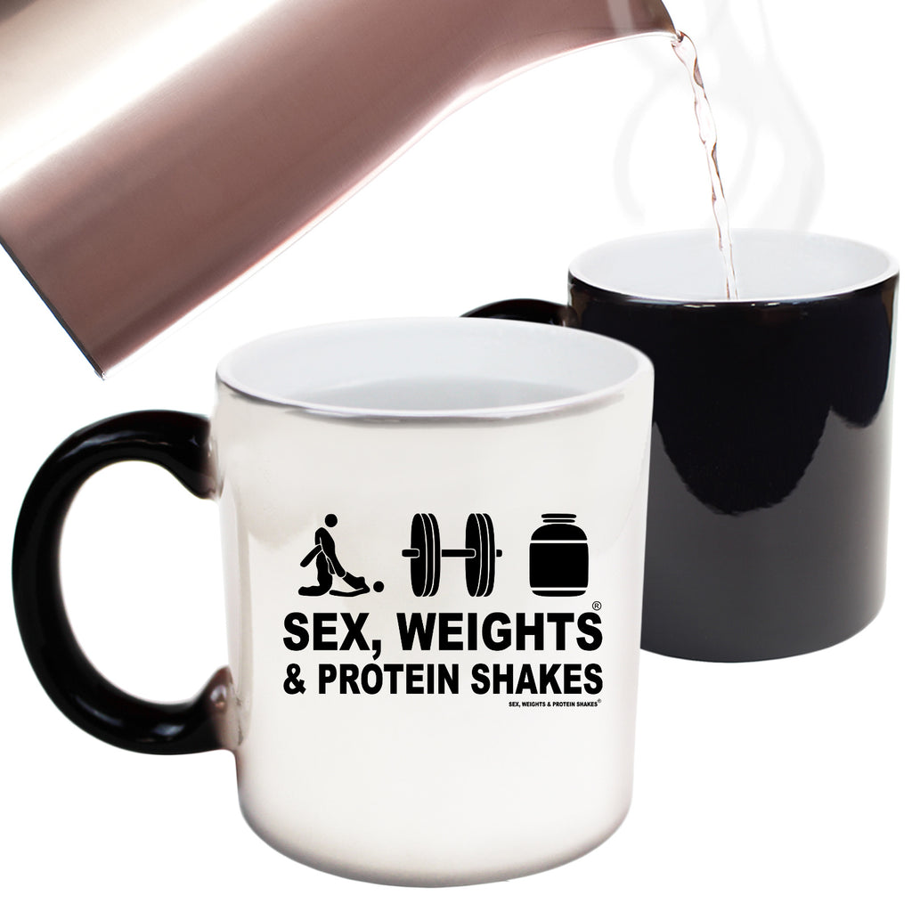 Swps Sex Weights Protein Shakes D3 - Funny Colour Changing Mug