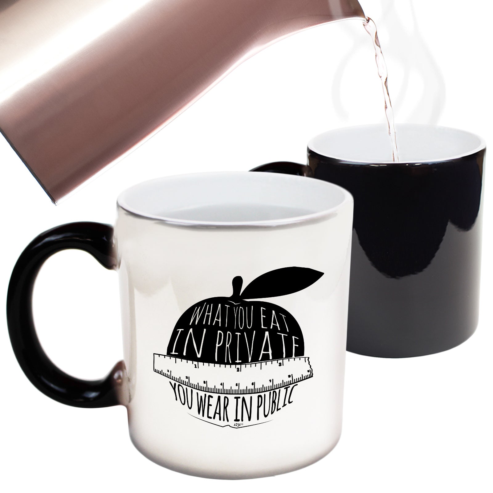 What You Eat In Private You Wear In Public - Funny Colour Changing Mug
