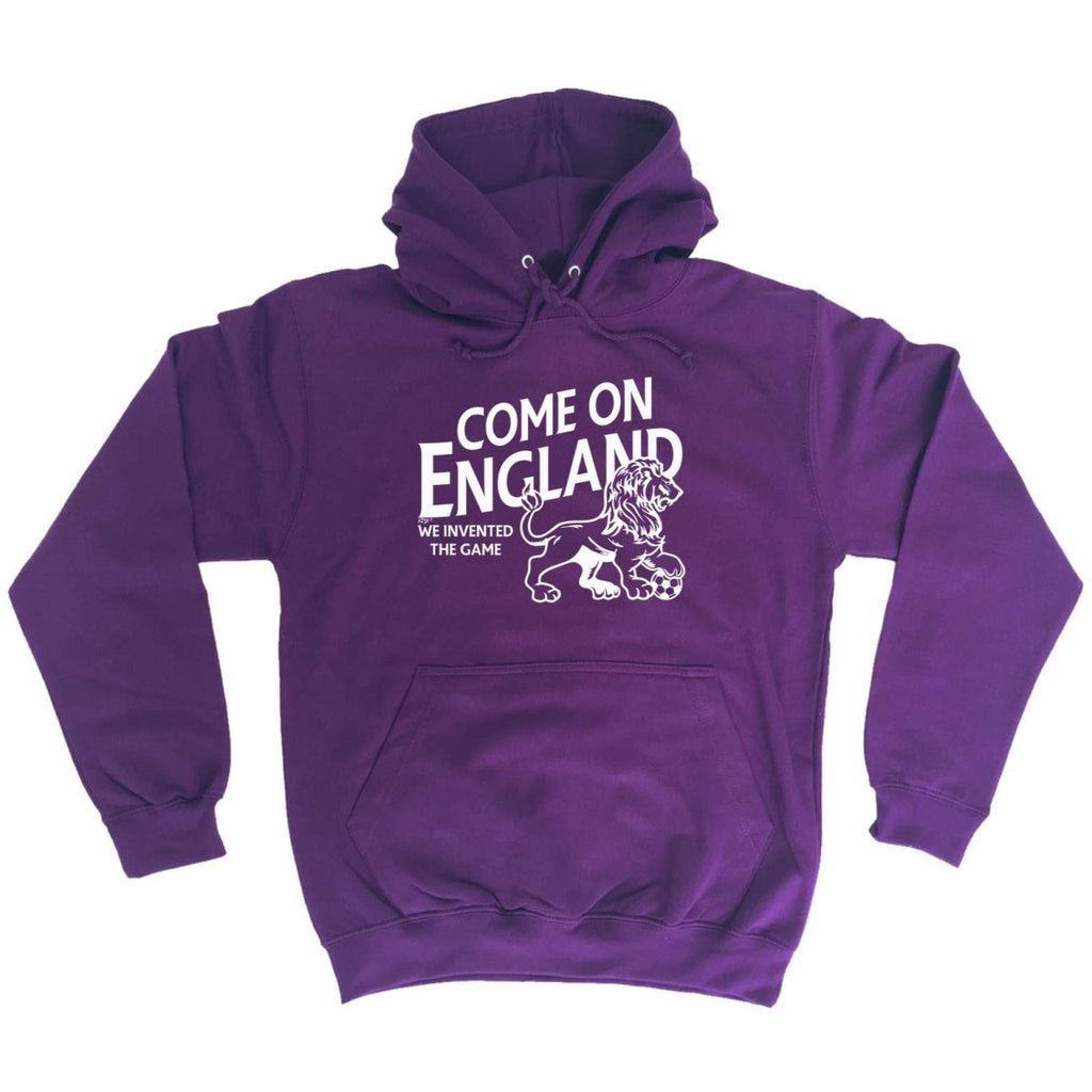 Come On England Football - Funny Novelty Hoodies Hoodie - 123t Australia | Funny T-Shirts Mugs Novelty Gifts