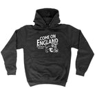Come On England Football - Funny Novelty Hoodies Hoodie - 123t Australia | Funny T-Shirts Mugs Novelty Gifts