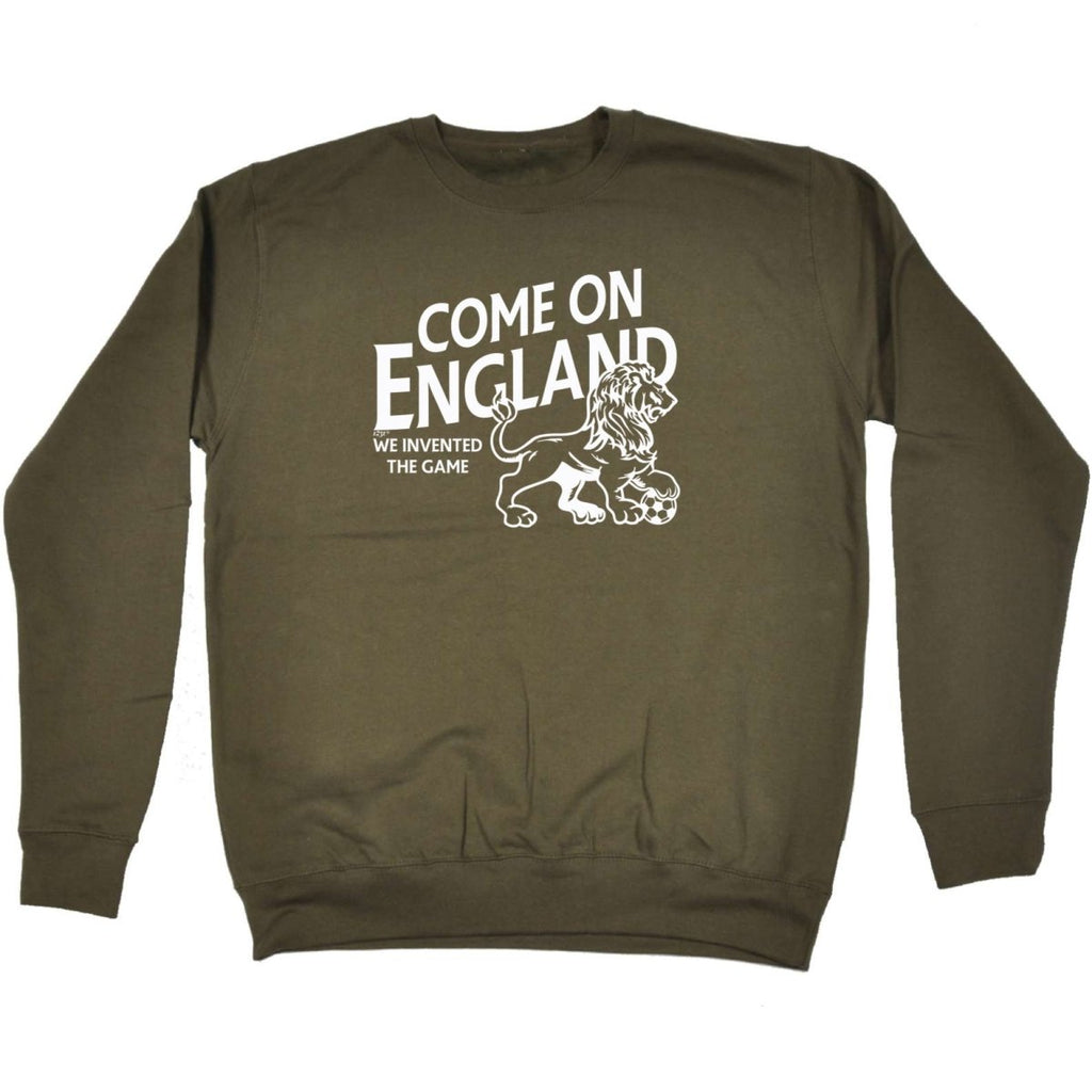Come On England Football - Funny Novelty Sweatshirt - 123t Australia | Funny T-Shirts Mugs Novelty Gifts