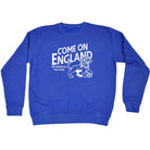 Come On England Football - Funny Novelty Sweatshirt - 123t Australia | Funny T-Shirts Mugs Novelty Gifts