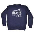 Come On England Football - Funny Novelty Sweatshirt - 123t Australia | Funny T-Shirts Mugs Novelty Gifts