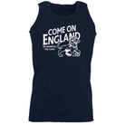 Come On England Football - Funny Novelty Vest Singlet Unisex Tank Top - 123t Australia | Funny T-Shirts Mugs Novelty Gifts