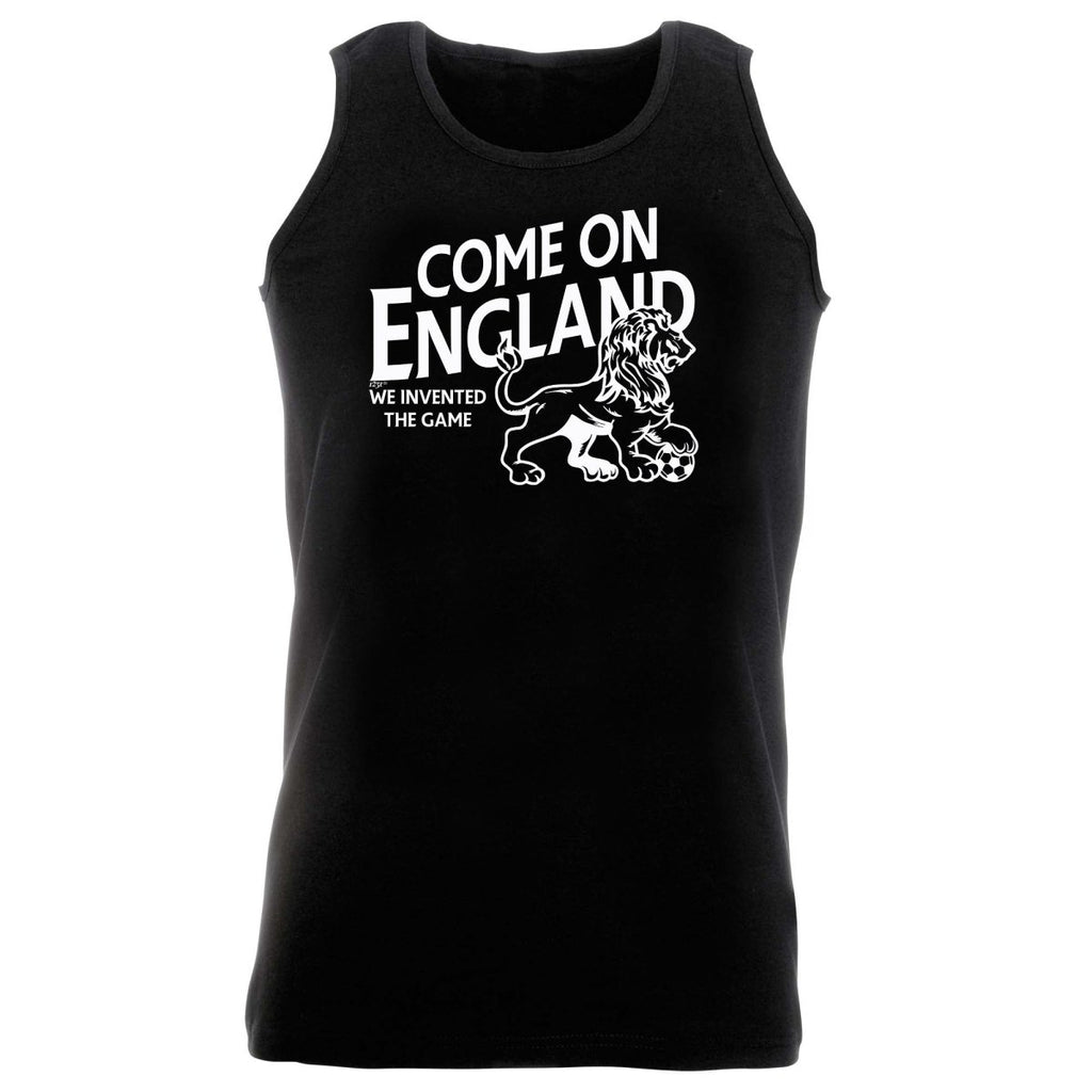 Come On England Football - Funny Novelty Vest Singlet Unisex Tank Top - 123t Australia | Funny T-Shirts Mugs Novelty Gifts