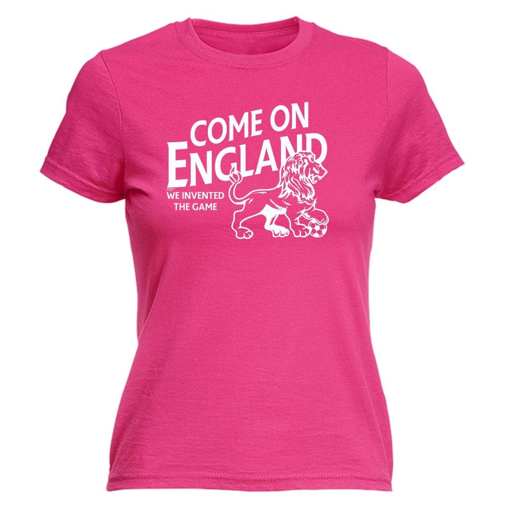 Come On England Football - Funny Novelty Womens T-Shirt T Shirt Tshirt - 123t Australia | Funny T-Shirts Mugs Novelty Gifts