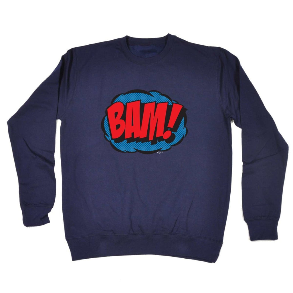 Comic Bam - Funny Novelty Sweatshirt - 123t Australia | Funny T-Shirts Mugs Novelty Gifts