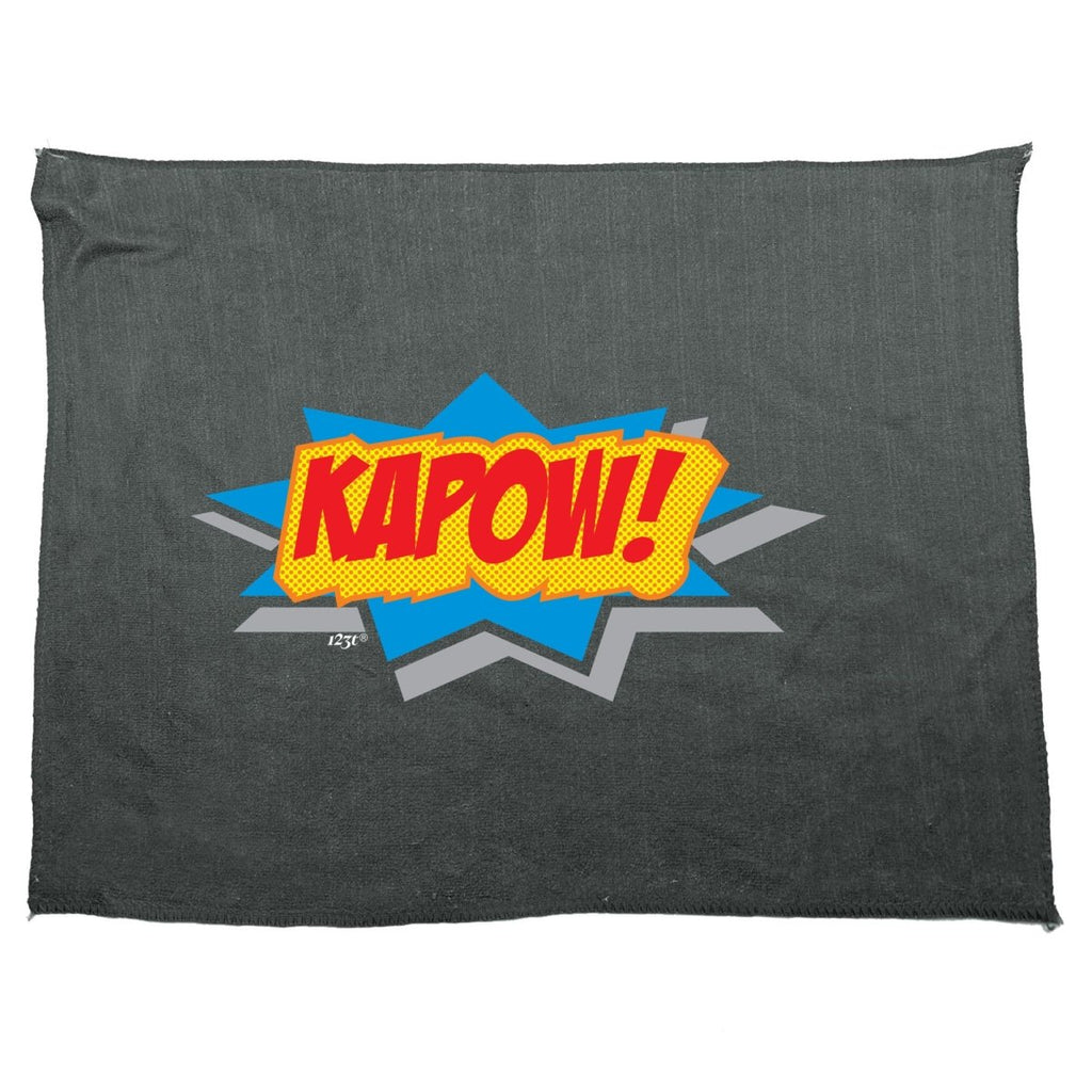 Comic Kapow - Funny Novelty Soft Sport Microfiber Towel - 123t Australia | Funny T-Shirts Mugs Novelty Gifts