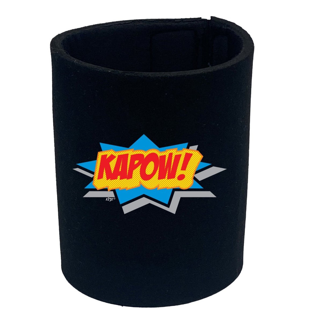 Comic Kapow - Funny Novelty Stubby Holder - 123t Australia | Funny T-Shirts Mugs Novelty Gifts