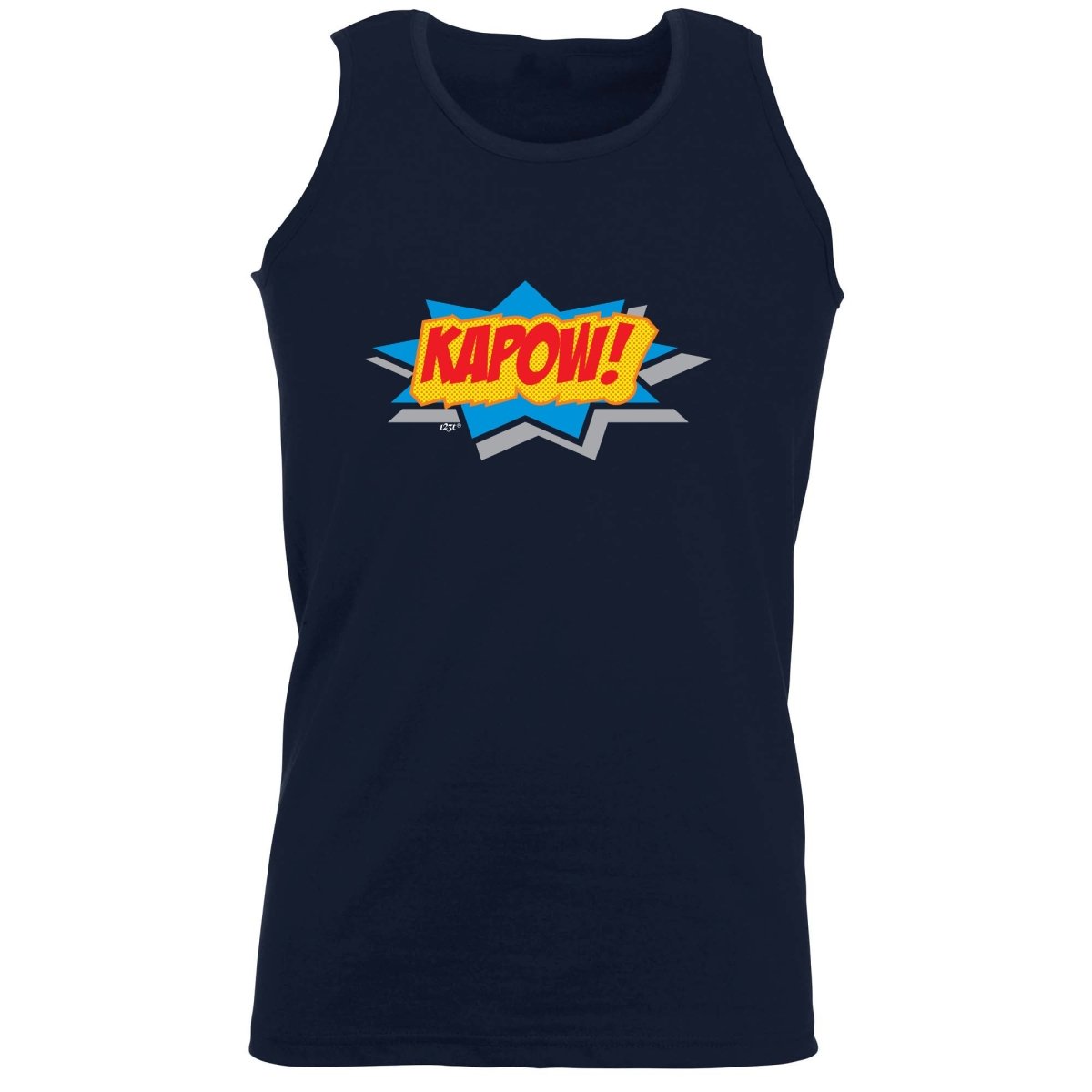 Comic Kapow - Funny Novelty Vest Singlet Unisex Tank Top - 123t Australia | Funny T-Shirts Mugs Novelty Gifts