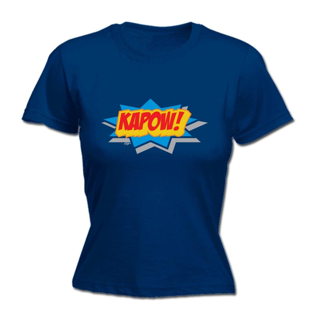 Comic Kapow - Funny Novelty Womens T-Shirt T Shirt Tshirt - 123t Australia | Funny T-Shirts Mugs Novelty Gifts