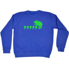 Comma Chameleon 80'S Retro - Funny Novelty Sweatshirt - 123t Australia | Funny T-Shirts Mugs Novelty Gifts