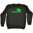 Comma Chameleon 80'S Retro - Funny Novelty Sweatshirt - 123t Australia | Funny T-Shirts Mugs Novelty Gifts