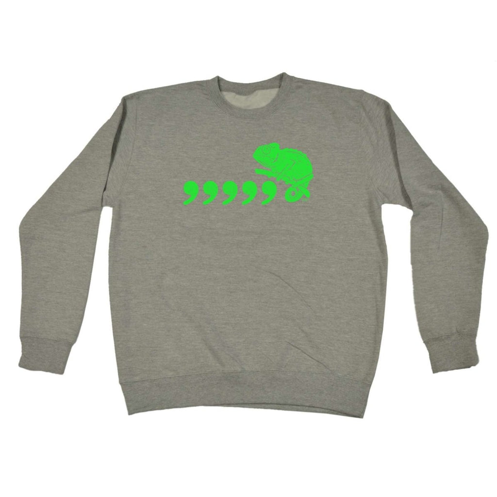 Comma Chameleon 80'S Retro - Funny Novelty Sweatshirt - 123t Australia | Funny T-Shirts Mugs Novelty Gifts