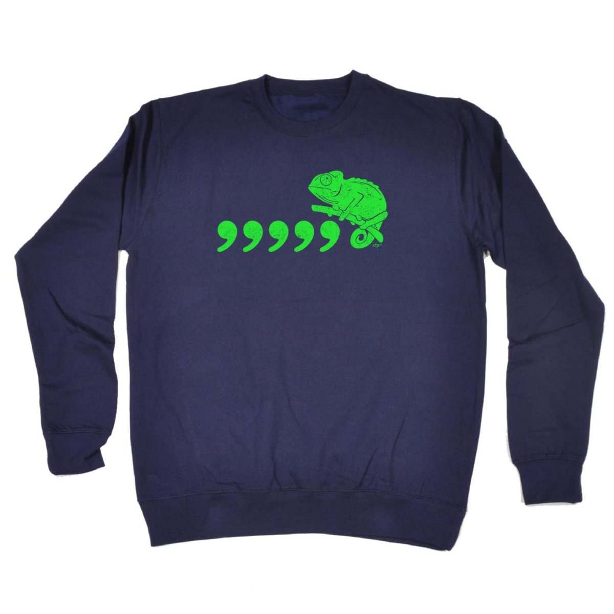 Comma Chameleon 80'S Retro - Funny Novelty Sweatshirt - 123t Australia | Funny T-Shirts Mugs Novelty Gifts