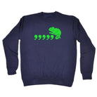 Comma Chameleon 80'S Retro - Funny Novelty Sweatshirt - 123t Australia | Funny T-Shirts Mugs Novelty Gifts