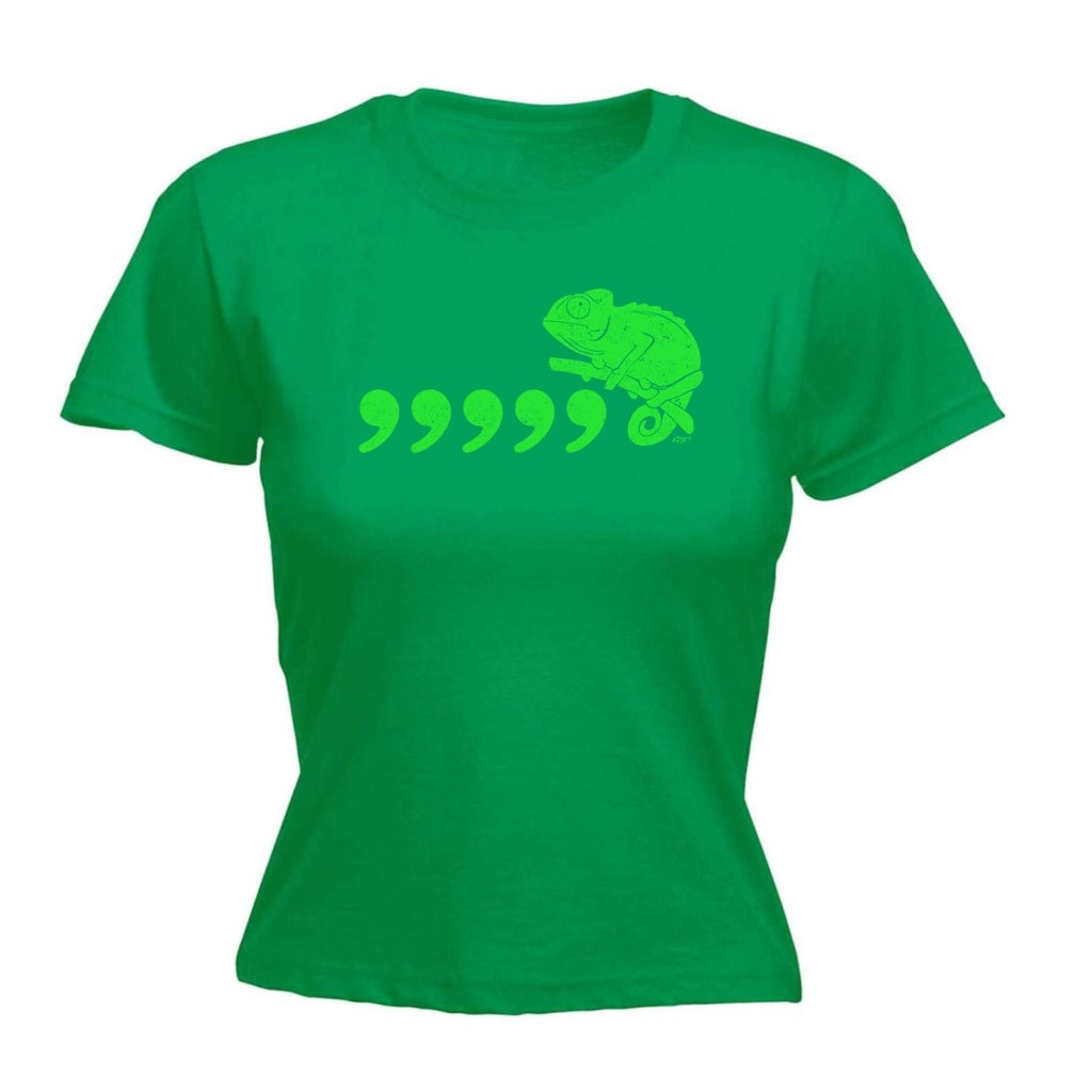 Comma Chameleon 80'S Retro - Funny Novelty Womens T-Shirt T Shirt Tshirt - 123t Australia | Funny T-Shirts Mugs Novelty Gifts