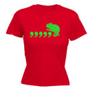 Comma Chameleon 80'S Retro - Funny Novelty Womens T-Shirt T Shirt Tshirt - 123t Australia | Funny T-Shirts Mugs Novelty Gifts