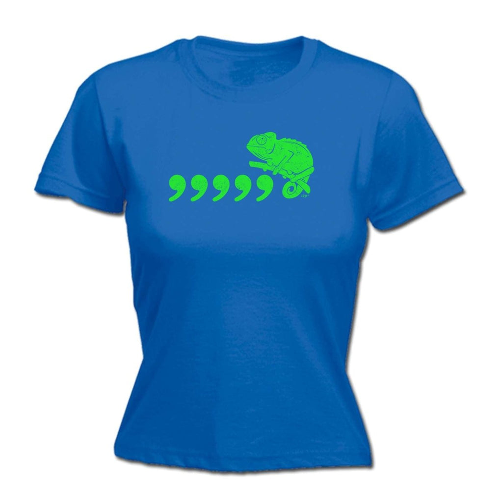 Comma Chameleon 80'S Retro - Funny Novelty Womens T-Shirt T Shirt Tshirt - 123t Australia | Funny T-Shirts Mugs Novelty Gifts