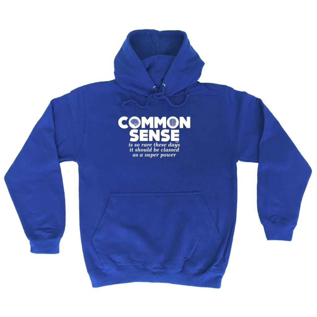 Common Sense Is So Rare - Funny Novelty Hoodies Hoodie - 123t Australia | Funny T-Shirts Mugs Novelty Gifts