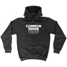 Common Sense Is So Rare - Funny Novelty Hoodies Hoodie - 123t Australia | Funny T-Shirts Mugs Novelty Gifts