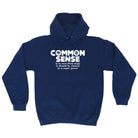 Common Sense Is So Rare - Funny Novelty Hoodies Hoodie - 123t Australia | Funny T-Shirts Mugs Novelty Gifts