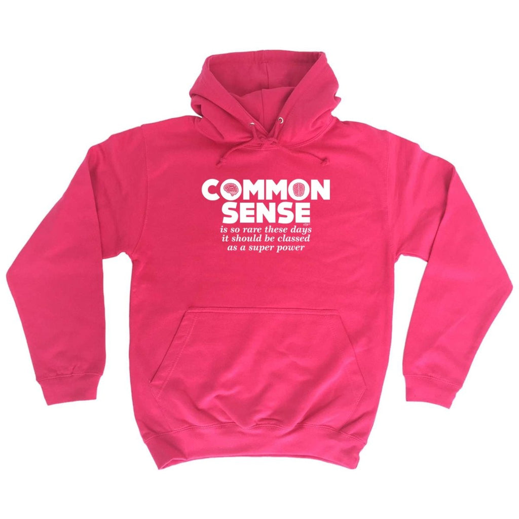 Common Sense Is So Rare - Funny Novelty Hoodies Hoodie - 123t Australia | Funny T-Shirts Mugs Novelty Gifts