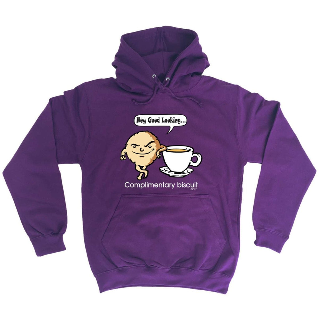 Complimentary Biscuit Coffee - Funny Novelty Hoodies Hoodie - 123t Australia | Funny T-Shirts Mugs Novelty Gifts