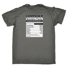 Composer Nutrition Facts - Mens Funny T-Shirt Tshirts - 123t Australia | Funny T-Shirts Mugs Novelty Gifts