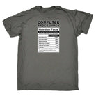 Computer Programmer Nutrition Facts - Mens Funny T-Shirt Tshirts - 123t Australia | Funny T-Shirts Mugs Novelty Gifts