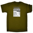 Construction Manager Nutrition Facts - Mens Funny T-Shirt Tshirts - 123t Australia | Funny T-Shirts Mugs Novelty Gifts