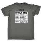 Cook Hourly Rate - Mens Funny T-Shirt Tshirts - 123t Australia | Funny T-Shirts Mugs Novelty Gifts