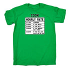 Cook Hourly Rate - Mens Funny T-Shirt Tshirts - 123t Australia | Funny T-Shirts Mugs Novelty Gifts