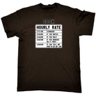 Cook Hourly Rate - Mens Funny T-Shirt Tshirts - 123t Australia | Funny T-Shirts Mugs Novelty Gifts