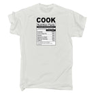 Cook Nutrition Facts - Mens Funny T-Shirt Tshirts - 123t Australia | Funny T-Shirts Mugs Novelty Gifts