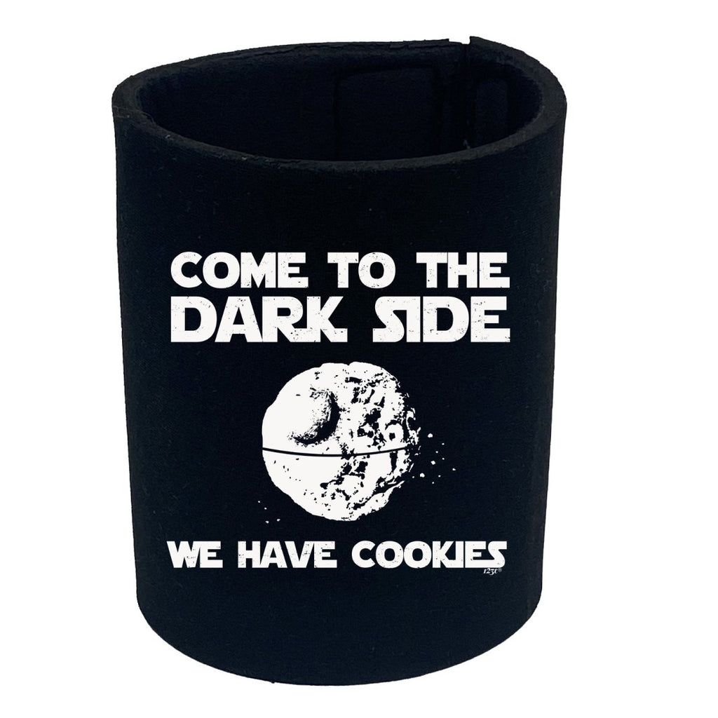 Cookies Come To The Dark Side - Funny Novelty Stubby Holder - 123t Australia | Funny T-Shirts Mugs Novelty Gifts