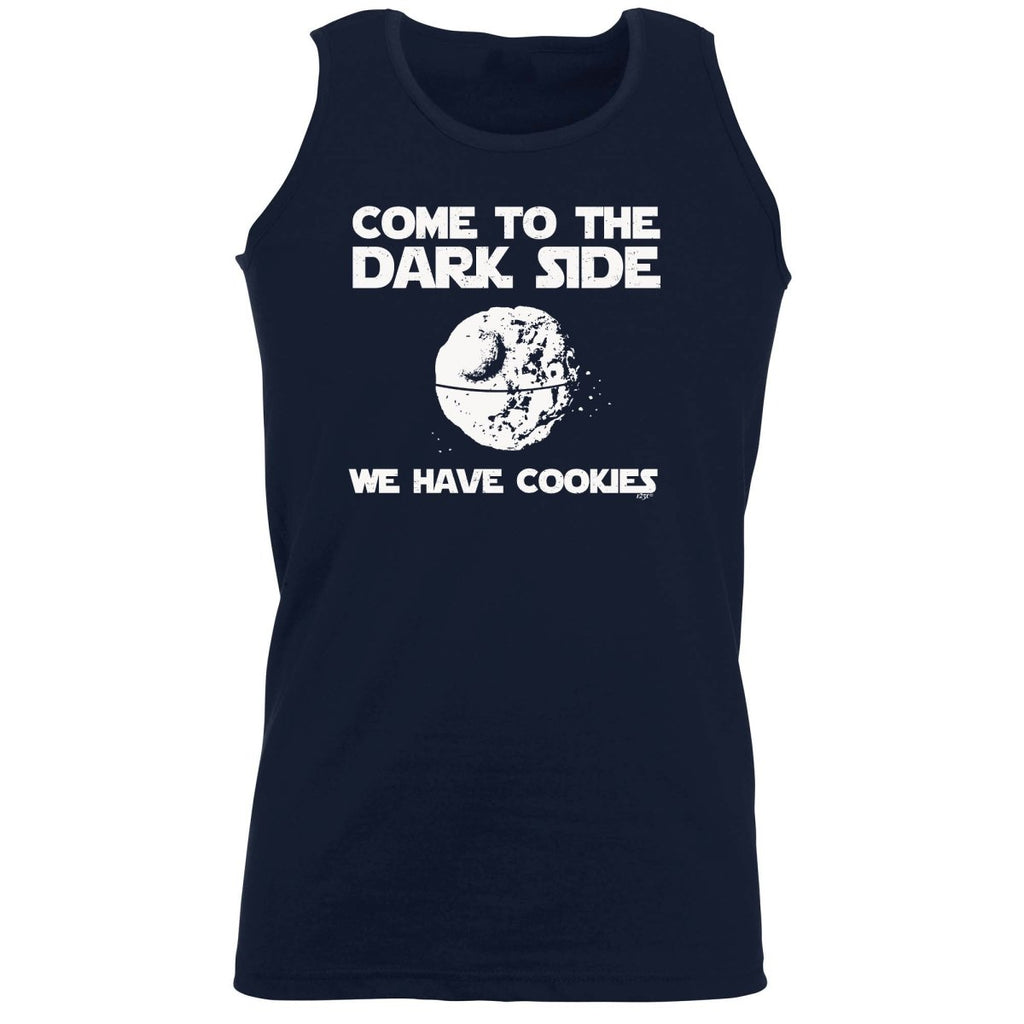Cookies Come To The Dark Side - Funny Novelty Vest Singlet Unisex Tank Top - 123t Australia | Funny T-Shirts Mugs Novelty Gifts